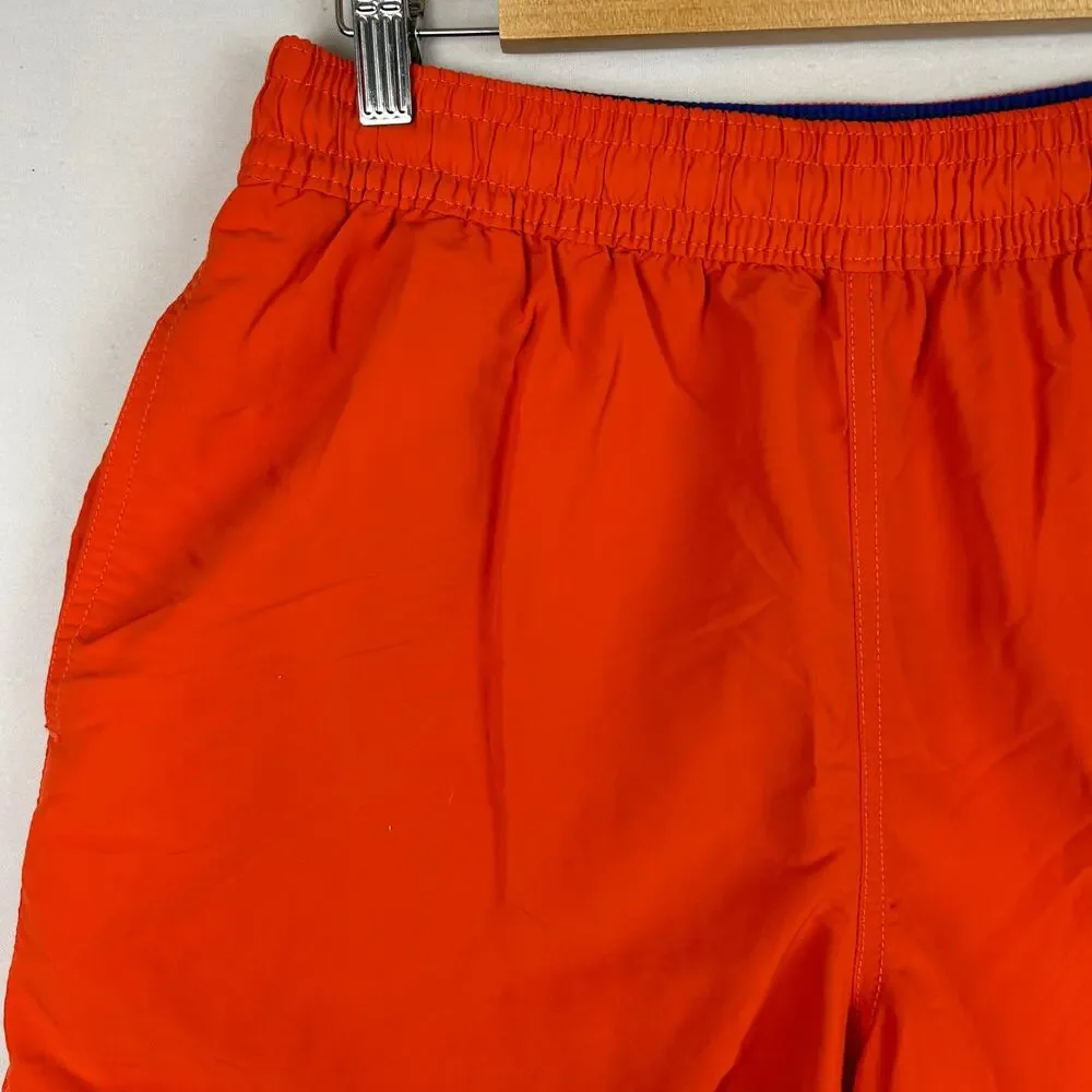 Polo Ralph Lauren Traveller Vintage Orange Nylon Swim Trunks Men's Size L